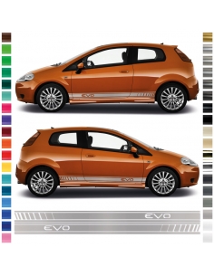 "Evo Side Strip Set/Decor for Fiat Punto - Individually desired