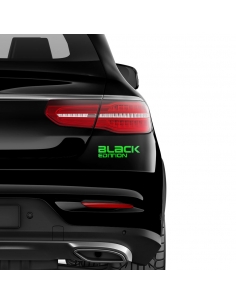 "Black-Edition" sticker set/décor in desired color