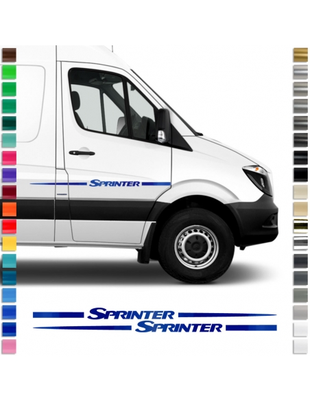 Sticker set/decor suitable for Mercedes Benz Sprinter in desired color