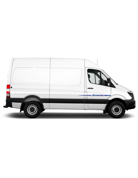 Aufkleber Set/Dekor passend für Mercedes Benz Sprinter in Wunschfarbe