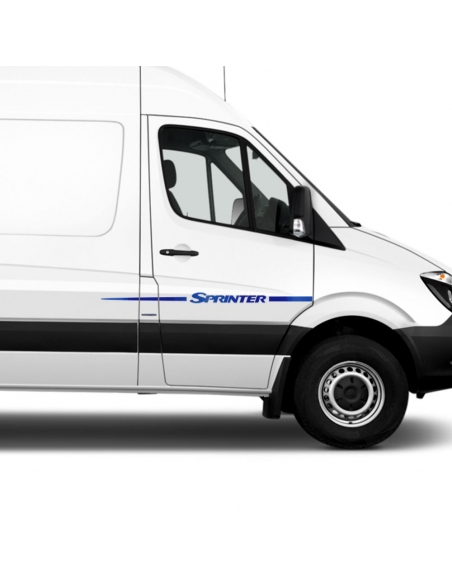 Aufkleber Set/Dekor passend für Mercedes Benz Sprinter in Wunschfarbe