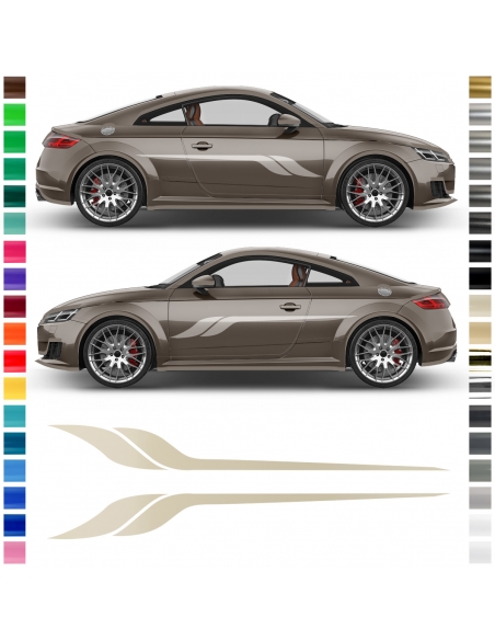 "Flag" sticker set/décor universal matching in desired color