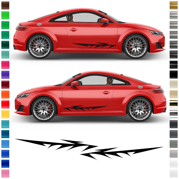 Löwe Tiger Auto B-Säule Aufkleber - Wasserdichte Abdeckung Gegen Kratzer