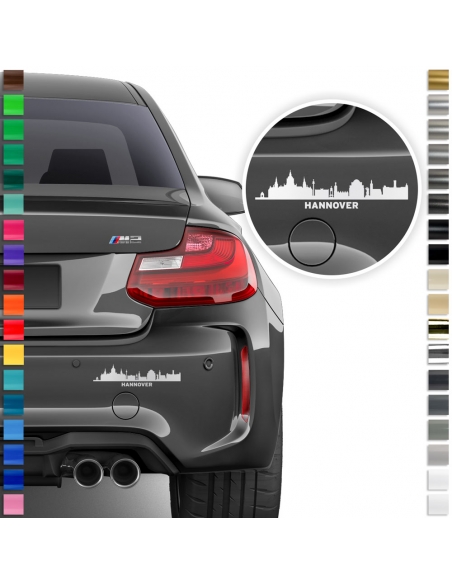 "Hannover" sticker set/décor in desired color