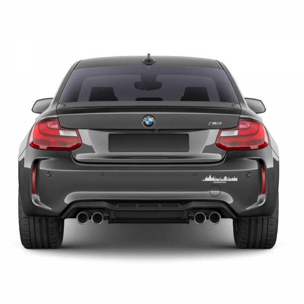 "Hannover Aufkleber Set: Individuell gestaltbar in Wunschfarbe für e