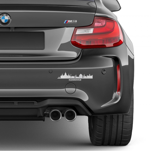 "Hannover Aufkleber Set: Individuell gestaltbar in Wunschfarbe für e