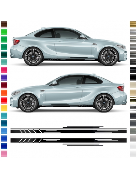 "Ruler" sticker set/décor universal matching in desired color