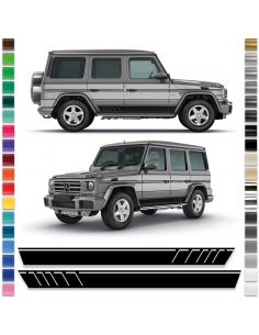 Sticker - side stripe set/décor suitable for Mercedes G-Class Edition 463 in desired color