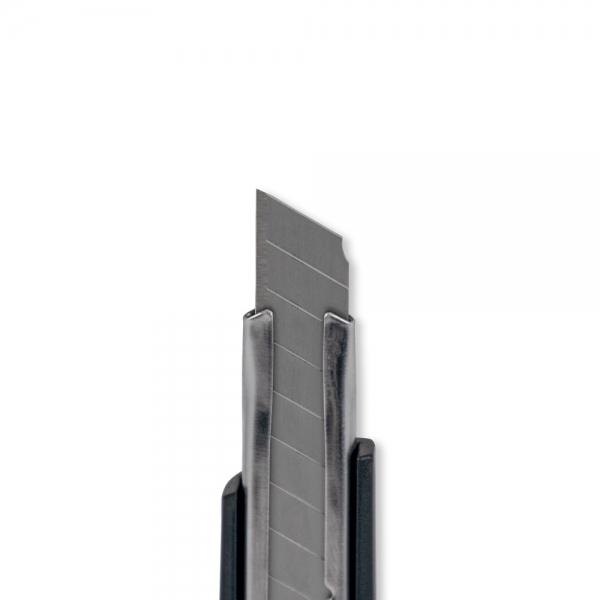 Edelstahl Cutter-Messer Deli SK5 - ultrascharfe 9mm Klinge (Schwarz) 