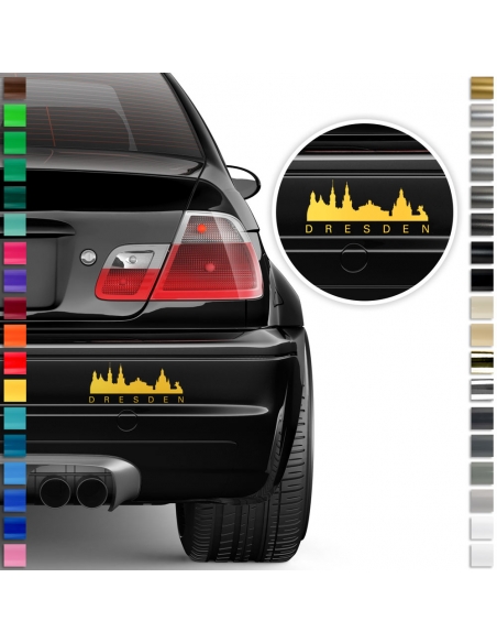 "Dresden Sticker Set - Personalisable & Decorative in desired color"