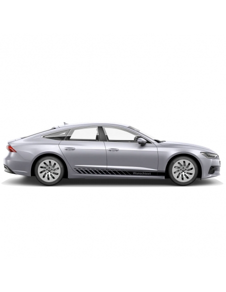 "Personalisiertes Seiten-Streifen Set für Audi A7 - Individuelles De