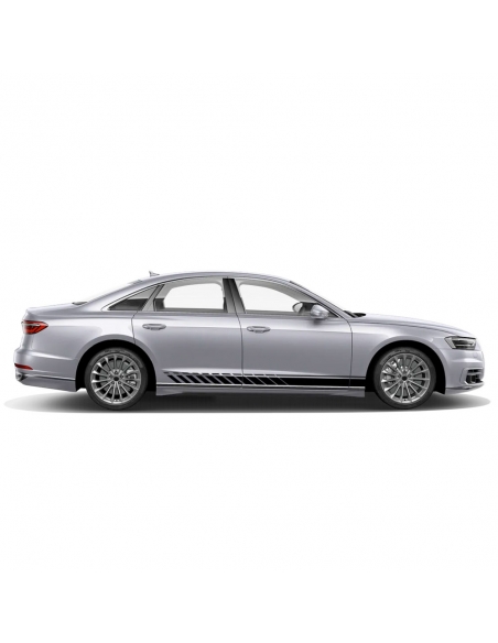 "Audi A8 Seiten-Streifen Set/Dekor - Enhance Your Ride with Customiza