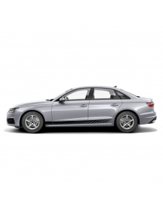"Audi A4 Seiten-Streifen Set: Individuelles Dekor in Wunschfarbe"