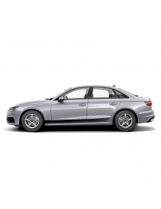 Side stripe set/décor suitable for Audi A4 in desired color