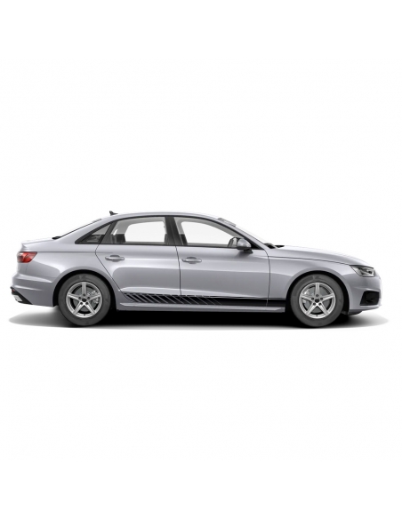 Side stripe set/décor suitable for Audi A4 in desired color