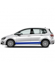 Sticker - side stripe set/décor universal suitable for all Volkswagen / VW Golf in desired color