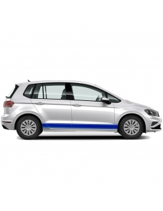 Sticker - side stripe set/décor universal suitable for all Volkswagen / VW Golf in desired color