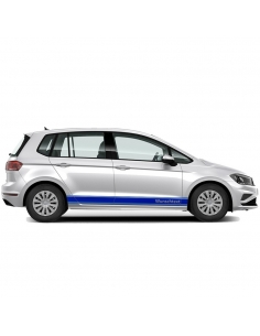 Sticker - side stripe set/décor universal suitable for all Volkswagen / VW Golf in desired color with desired text