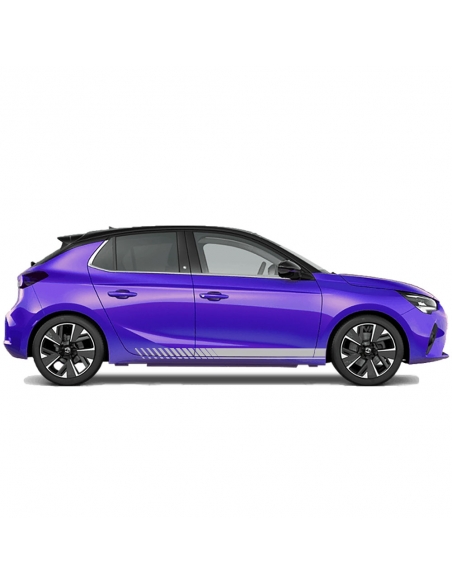 Sticker - side stripe set/décor suitable for Opel Corsa R in desired color