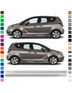 Opel Meriva Side Strip Set - Wish color | Stylish decor
