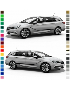 "Opel Astra K side strip set in desired color – Perfect decorati