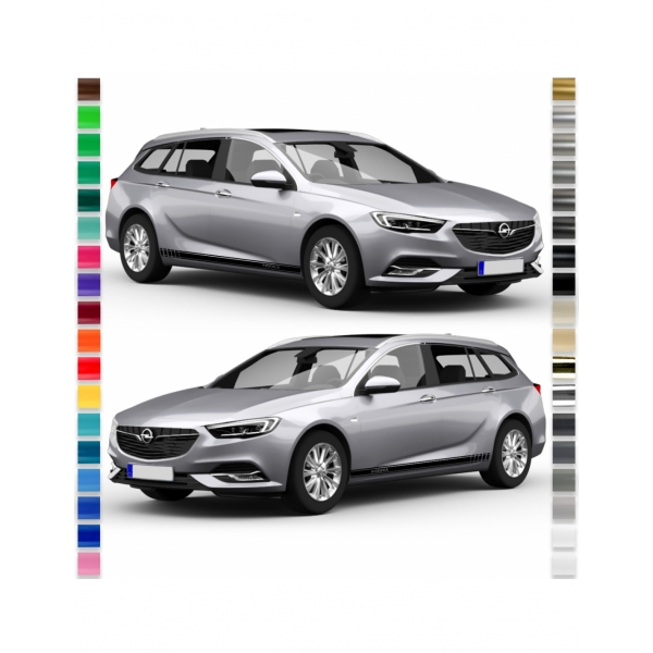 Opel Insignia Seiten-Streifen Set: Individuelles Dekor in Wunschfarbe