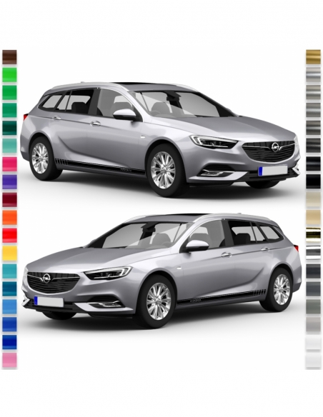 Opel Insignia Seiten-Streifen Set: Individuelles Dekor in Wunschfarbe