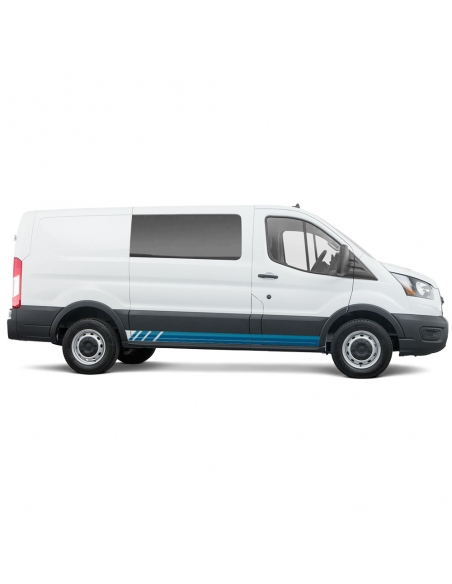 "Ford Transit Seiten-Streifen Set in Wunschfarbe - Racing Motiv | Top