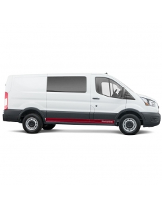 Sticker - side stripe set/décor suitable for Ford Transit in desired color - motif: standard with desired text