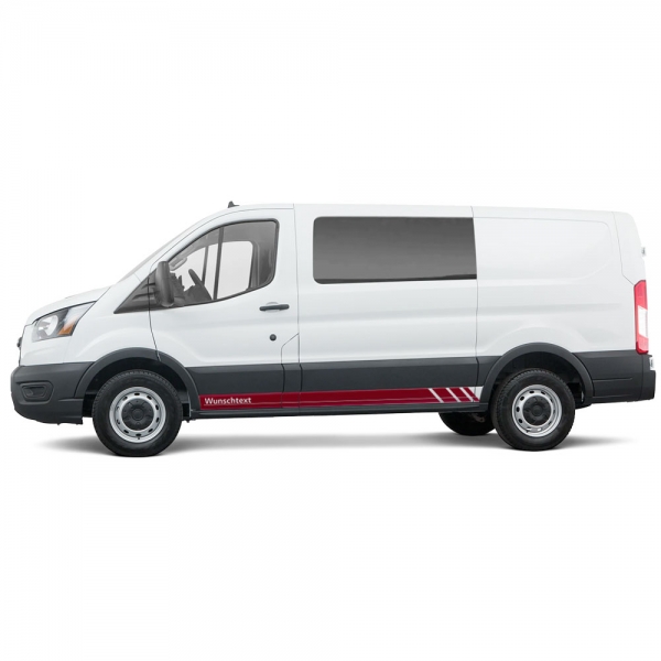 Ford Transit Seiten-Streifen Set | Racing Dekor | Wunschfarbe | Indiv