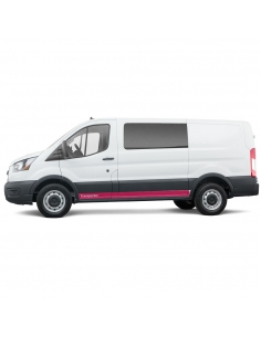 Sticker - side stripe set/décor suitable for Ford Transit in desired color - Motif: Transporter Standard