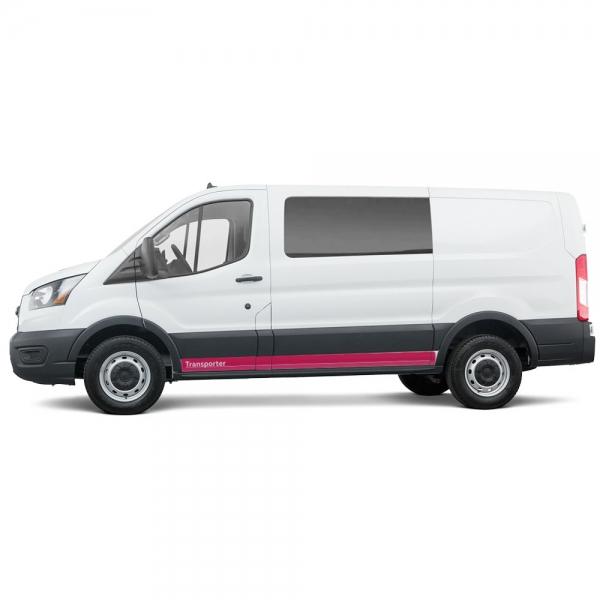Ford Transit Seiten-Streifen Set in Wunschfarbe - Transporter Standar