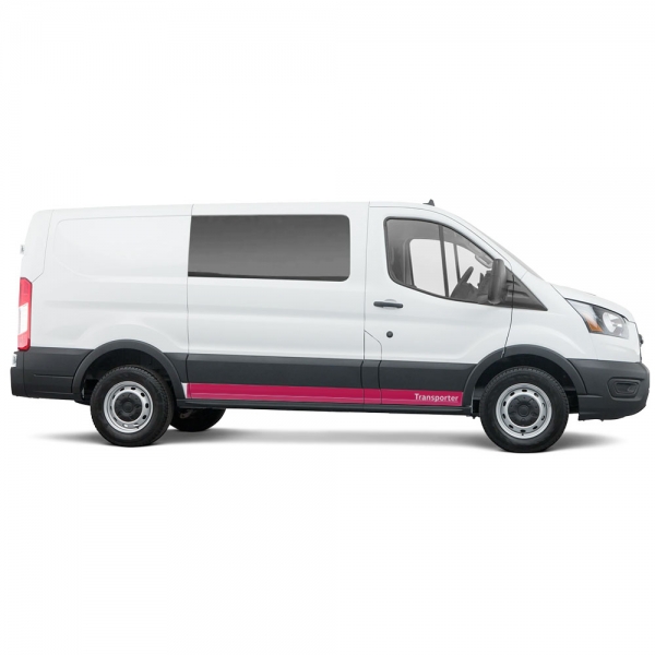 Ford Transit Seiten-Streifen Set in Wunschfarbe - Transporter Standar