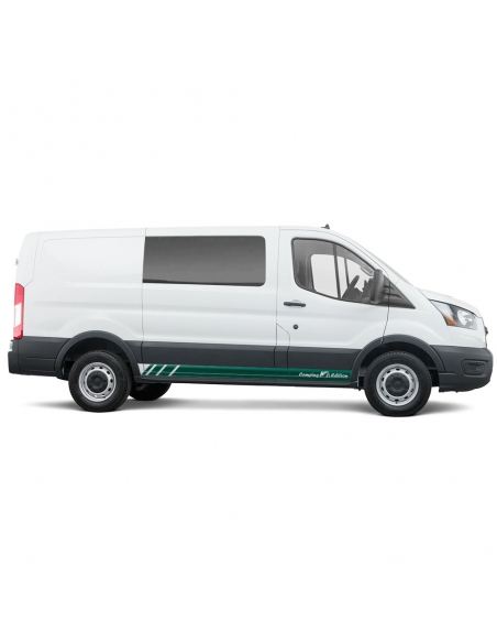 Sticker - side stripe set/décor suitable for Ford Transit in desired color - Motif: Camping Edition Racing