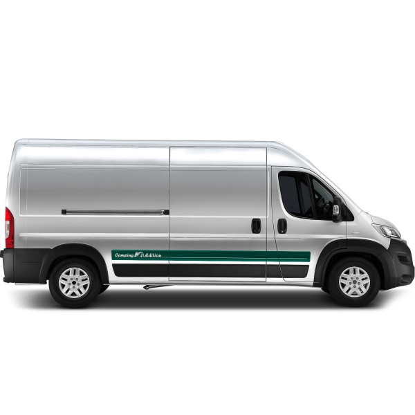 Fiat Ducato Seiten-Streifen Set - Camping Edition in Wunschfarbe
