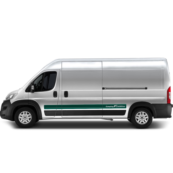Fiat Ducato Seiten-Streifen Set - Camping Edition in Wunschfarbe