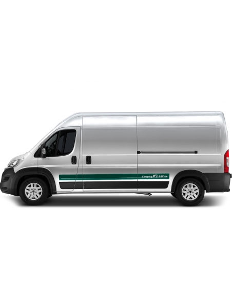 Fiat Ducato Seiten-Streifen Set - Camping Edition in Wunschfarbe