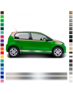 Sticker - side stripe set/décor suitable for Seat Mii in desired color