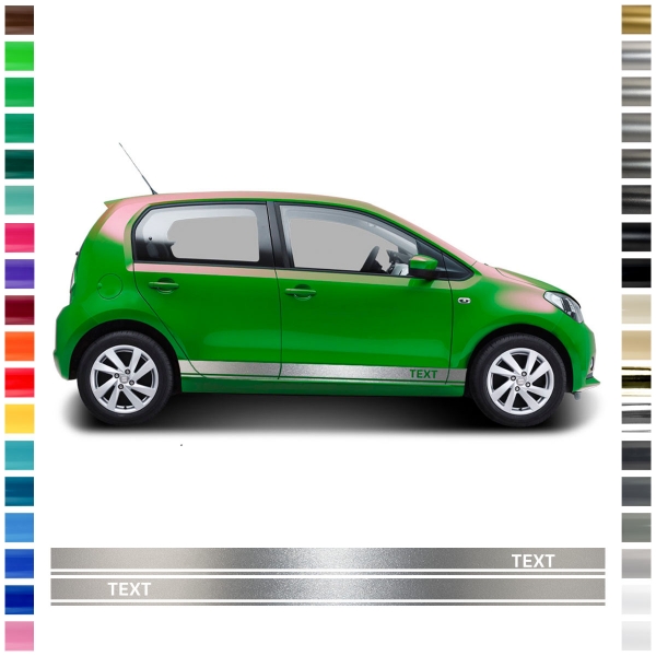 Seitenstreifen passend für Seat Mii