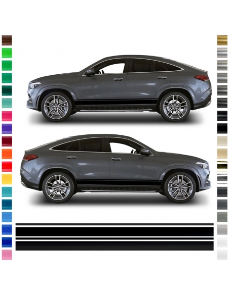 Side strip set for Mercedes-Benz GLE/GLC/GLA - Perfect decor f