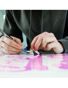 Sticker - side stripe set/décor suitable for Seat Mii in desired color with desired text