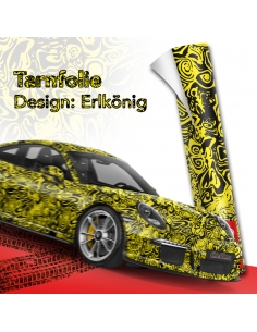 Erlkönig Yellow Car Foil,...