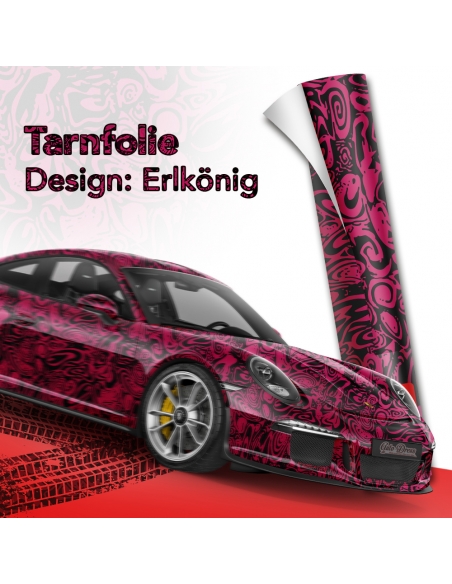 Erlkönig Pink Autofolie: Transform Your Prototype with Air Channel C