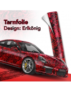 Erlkönig Red Car Foil, Car...