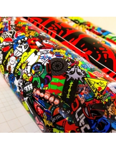 "Transform Your Ride with Stickerbomb Mini 3D Car Wrapping: Unleash S