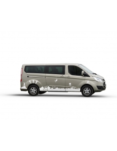 "Mountain Landscape Set" Sticker - Side Stripe Set/Décor suitable for Ford Tourneo in desired color