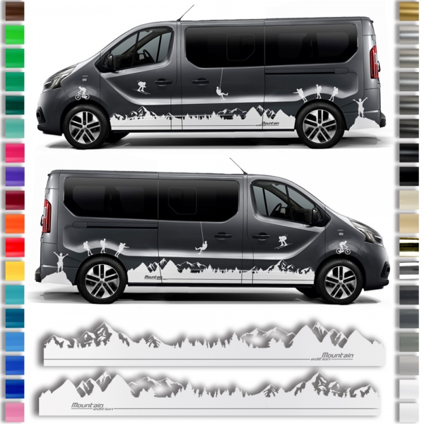 Seitenstreifen passend für Renault Trafic