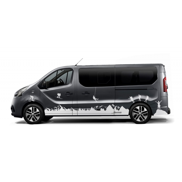 Seitenstreifen passend für Renault Trafic