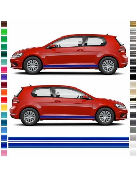 Stylish Clean Side Strip Set for VW Golf 7 GTI - Envelop Now