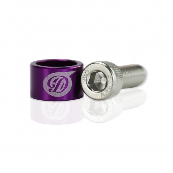 M8 AJDM Fender Washer mit Alu Unterlegscheiben- Kennzeichen Kotflügel-Schrauben Lila